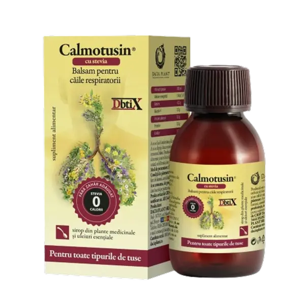 Sirop cu stevie Calmotusin Dbtix, Dacia Plant | 100 ml