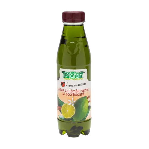Sirop de lamaie verde si scortisoara, 500ml, Plafar