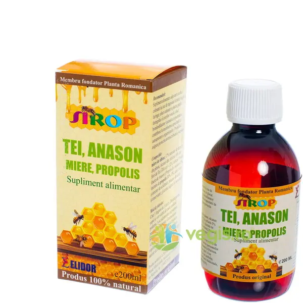 Sirop de Tei, Anason si Propolis 200ml