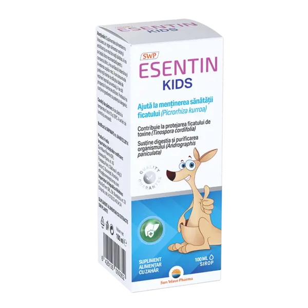 Sirop Esentin Kids, 100ml, Sun Wave Pharma