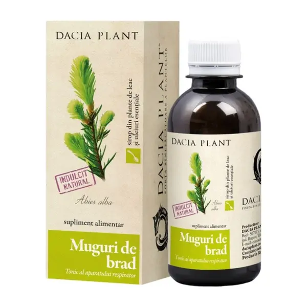 Sirop Muguri de brad, 200 ml, Dacia Plant