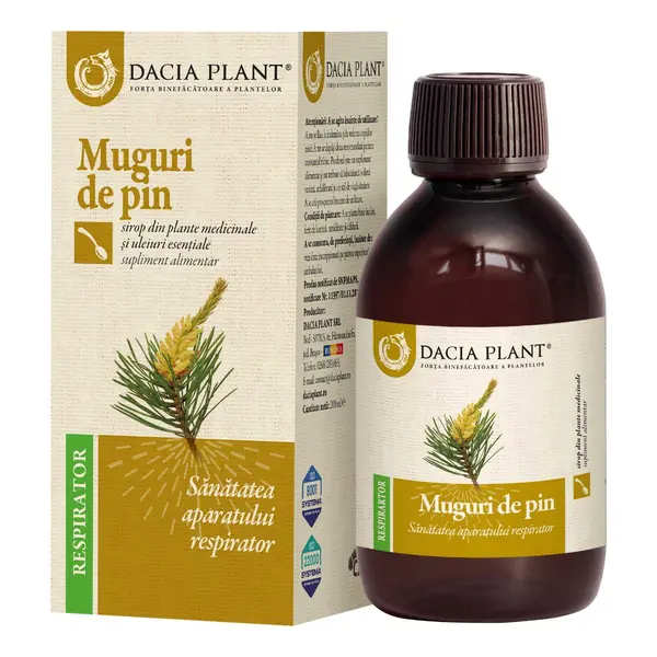 Sirop Muguri de Pin, 200ml, Dacia Plant
