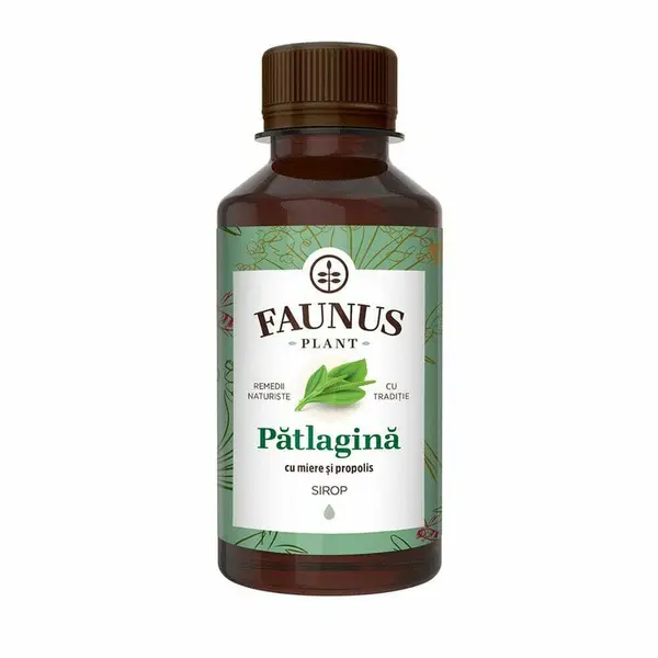 Sirop Patlagina cu Miere si Propolis 200ml Faunus Plant