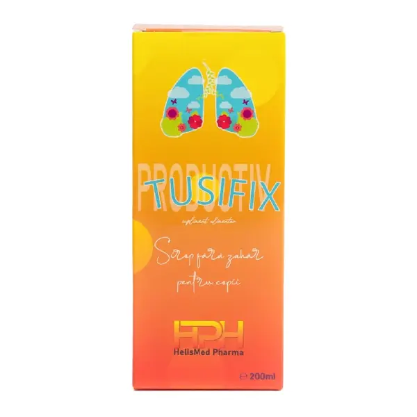 Sirop pentru tuse productiva Tusifix, 200ml, HelisMed