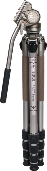 Sirui Pilot Series Alu Tripod GT04+GT5 Videohead Grey, Trepied video aluminiu
