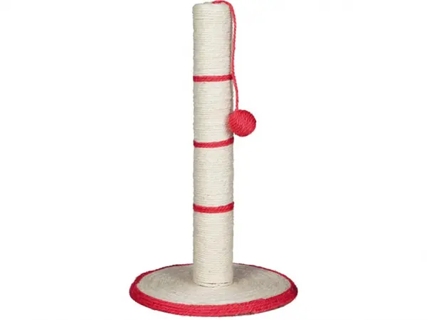 Sisal Plat cu Stalp si Jucarie H50 cm Diametru 31 cm