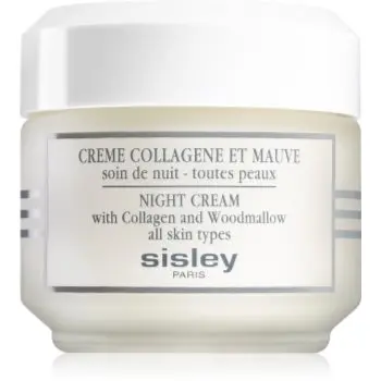 Sisley Night Cream with Collagen and Woodmallow crema de noapte pentru fermitate cu colagen