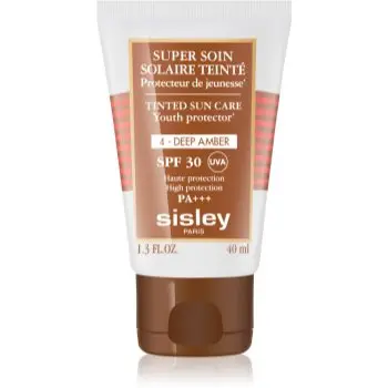 Sisley Super Soin Solaire Teinté crema de fata cu efect de protectie SPF 30
