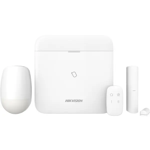 Sistem alarma antiefractie wireless Hikvision AX PRO DS-PWA96-KIT-WE, LAN, WiFi, GSM 3/4G, 32 partitii, 96 zone/iesiri, 48 utilizatori, 868 MHz
