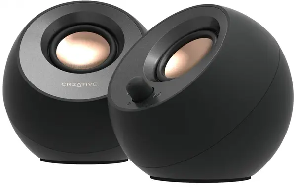 Sistem audio Creative - Pebble V3, 2.0, negru/aur