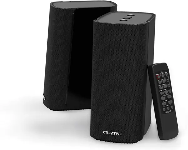 Sistem audio Creative - T100, 2.0-canale, negru