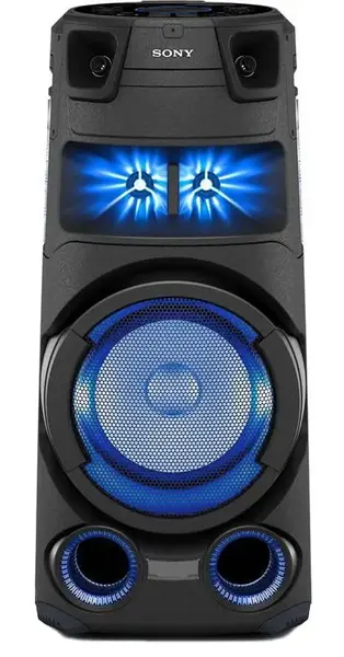 Sistem Audio de mare putere Sony MHC-V73D, Hi-Fi, Jet Bass Booster, Party music, Party lights, Dj Effects, Bluetooth, NFC, LDAC, USB, DVD, HDMI (Negru)