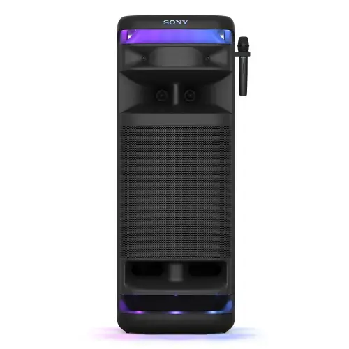 Sistem audio Sony ULT TOWER 10, Bluetooth, ULT Power Sound, Ultimate Deep BASS, Boxe X-Balanced, Iluminare LED 360, Funcții de petrecere, Microfon wireless (Negru)