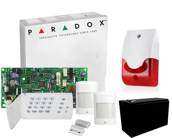 Sistem de alarma PARADOX interior 3 zone KIT SP4000 INT