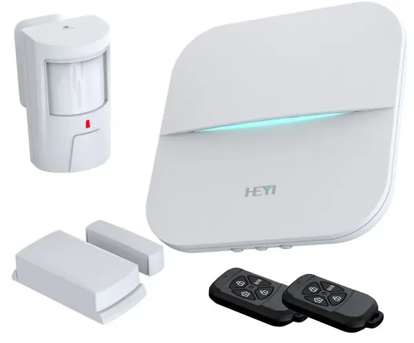 Sistem de alarma wireless, Wi-Fi, GSM, 2 zone, Android/iOS, TCP/IP, HY-W20