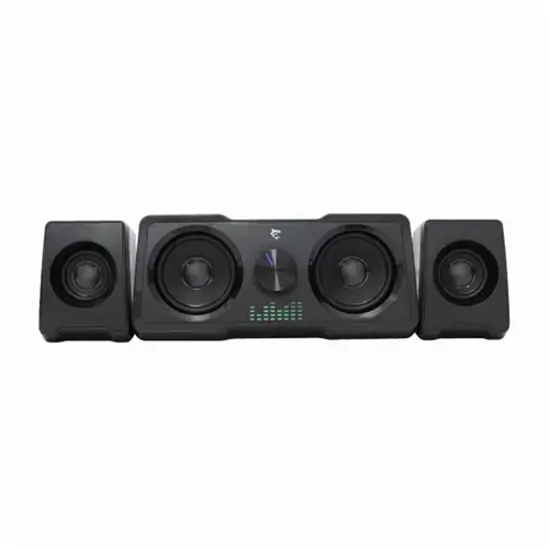 Sistem de boxe White Shark 2.2 GSP-968 MOOD, 16 W RMS (5W x 2 + 3W x 2), Iluminare Rainbow LED, Alimentare USB, Interfata 3.5 mm, Negru