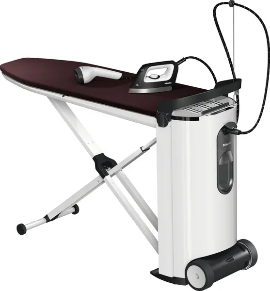 Sistem de calcare cu abur Miele FashionMaster B 4847, 4 bari, 100 g/min, recipient 1.25 L, Antracit/Alb lotus
