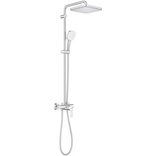 Sistem de dus Grohe Tempesta Cube 250 26692001, aparent, 250 mm, 1 functie, Crom