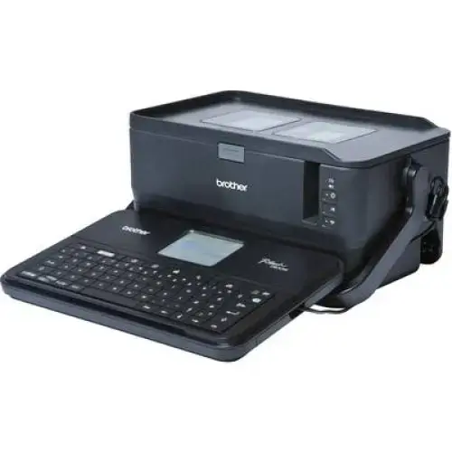 Sistem de etichetare Brother PT-D800W, TZe, HSe, HGe, FLe, 360 dpi, 60mm/sec, USB, Wi-Fi (Negru)