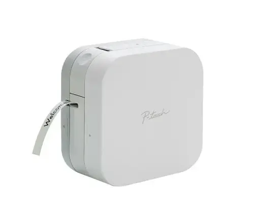 Sistem de etichetare Brother PT-P300BT P-touch CUBE, Bluetooth, transfer termic (Alb)