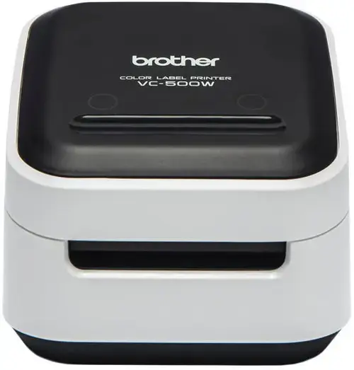 Sistem de etichetare Brother VC-500W, USB, AirPrint, Wi-Fi Direct, Tehnologie ZINK Zero-INK (Alb)