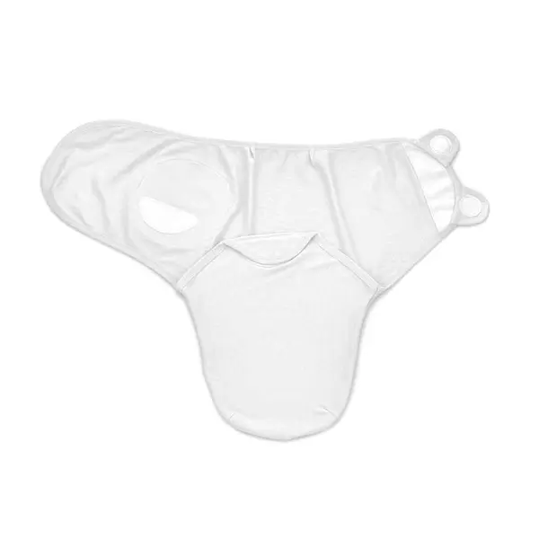 Sistem de infasare din bumbac 0-3 luni BabyJem Swaddle ecru