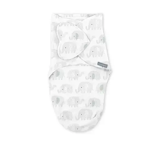 Sistem de infasare Ingenuity Swaddle colectia Monogram Scribble Elephant, Me 0-3 luni