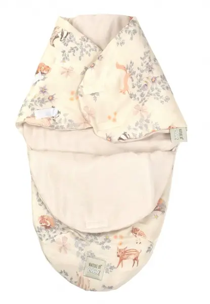 Sistem de infasare Nature Bamboo by Amy din Bambus cu umplutura antialergic BabySoft + Cadou Rucsacel Poiana Stejarilor