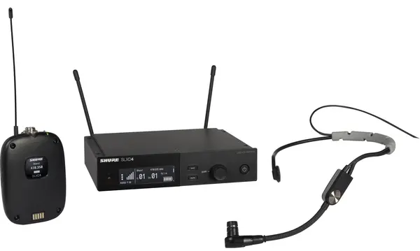 Sistem de microfon wireless Shure - SLXD14E/SM35-G59, negru