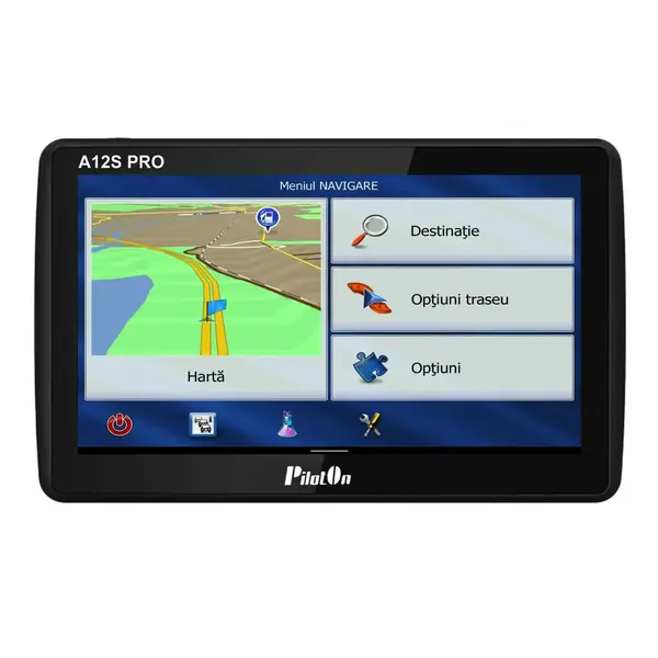 Sistem de Navigatie PilotOn A12S Pro V2 - GPS Android 7 inch pentru Camion, 2GB RAM, Harti Europa incluse
