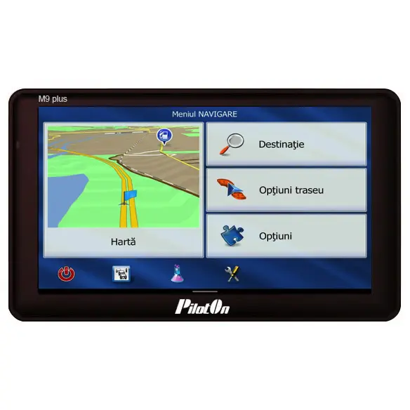 Sistem de Navigatie PilotOn M9Plus 16GB - GPS 7 inch pentru Camion, Harti Europa incluse