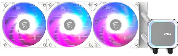 Sistem de răcire cu lichid MSI - MAG CoreLiquid A13 360, 3x 120 mm, alb