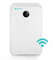Sistem de ventilatie AlecoAir E40 Revive PRO cu recuperare de caldura si purificare independenta, WiFi, UV-C, TRUE HEPA, Ionizar