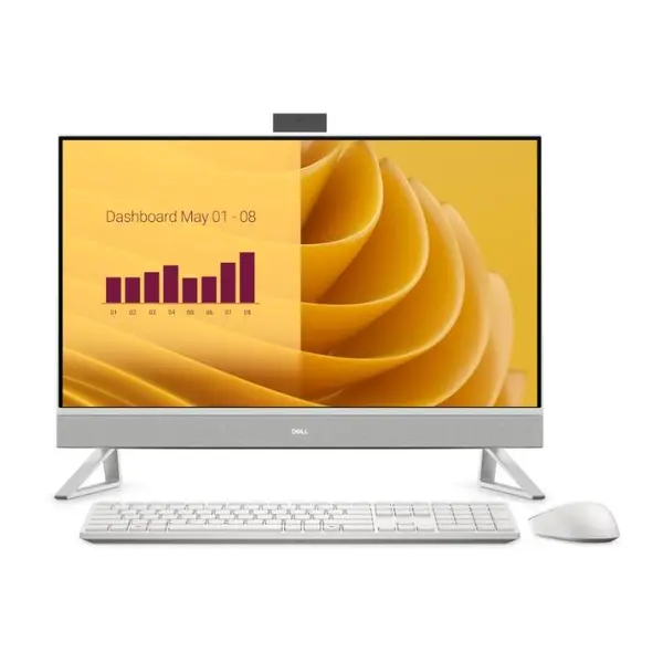 Sistem Desktop All-In-One Dell EC27250, 27", Intel Core 7 150U, Intel Graphics, 32GB RAM, 1TB SSD, Windows 11 Pro