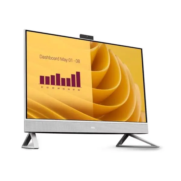 Sistem Desktop All-In-One Dell EC27250, 27", Intel Core 7 processor 150U, Intel Graphics, 32GB RAM, 2TB SSD, Alb