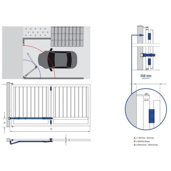 Sistem Fac Bi-Folding ideal pentru spatiile de acces mic KC7101.060