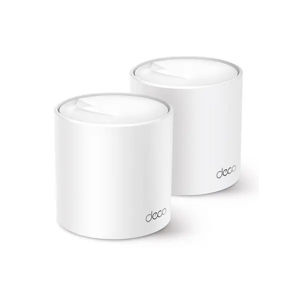 Sistem Mesh Gigabit dual-band WiFi 6 TP-Link Deco X50, 2.4-5 GHz, 2402 Mbps, 150 dispozitive, 2 bucati