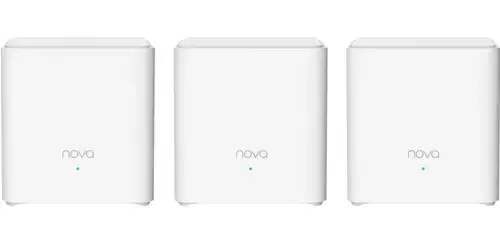 Sistem mesh TENDA EX3(3-pack), AX1500, IPTV, IPv6, OFDMA, MU-MIMO, Beamforming, WPA3, WPS Fast Connection, TR069, Amazon Alexa, Control Parental, Tenda App (Alb)