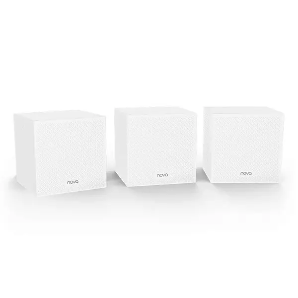 Sistem Mesh wireless Tri Band Tenda Nova MW12 (3-PACK), 2.4/5.0 GHz, 350 m, 1200 Mbps