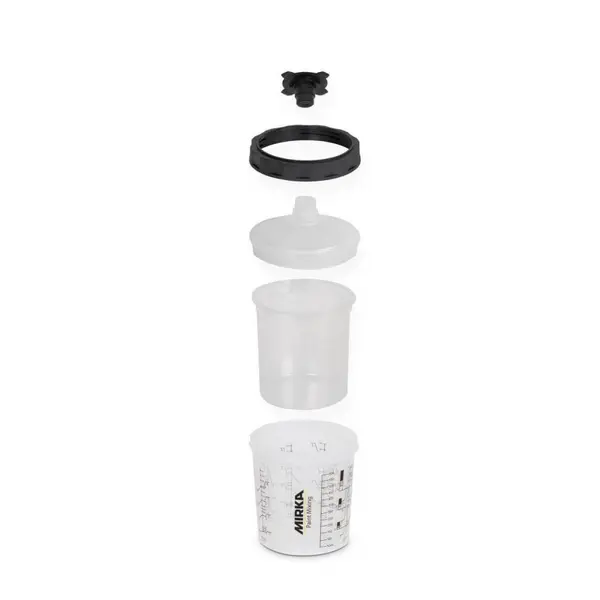 Sistem PPS 50 pahare + 50 capace, sita 125 microni, 180ml, PSC MIRKA