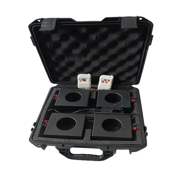 Sistem profesional wireless pentru declansare artificii, tip vulcan, 4 console