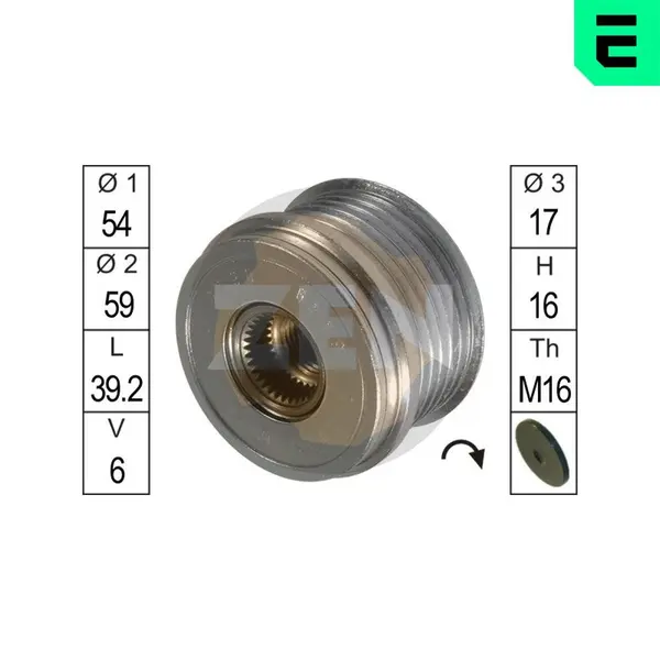 Sistem roata libera, generator ERA ZN5449