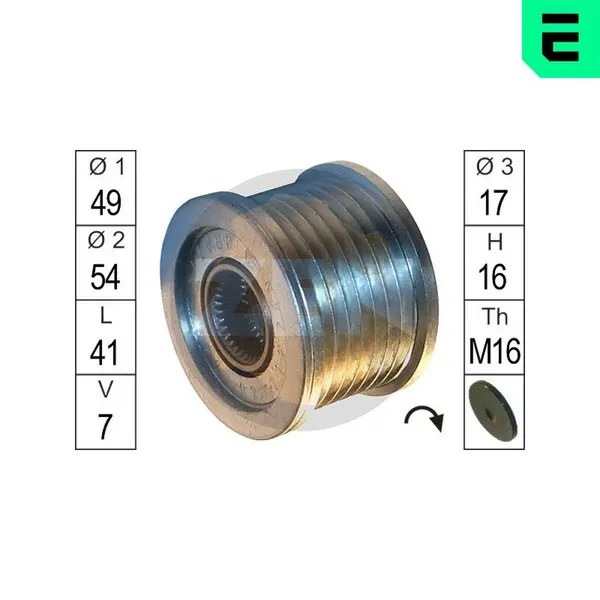 Sistem roata libera, generator ERA ZN5562