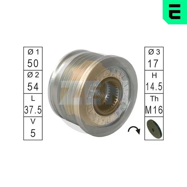 Sistem roata libera, generator ERA ZN5574