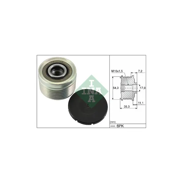 Sistem roata libera, generator Schaeffler INA 535 0039 10