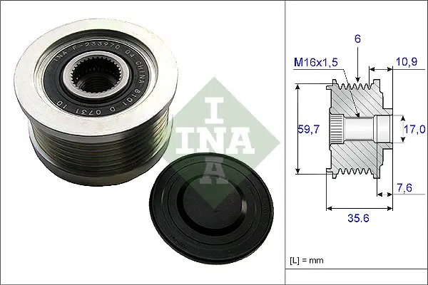 Sistem roata libera, generator Schaeffler INA 535 0046 10