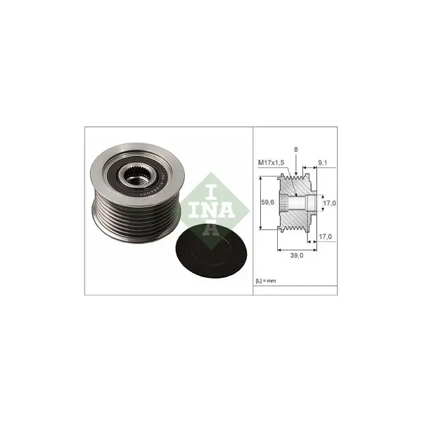Sistem roata libera, generator Schaeffler INA 535 0049 10
