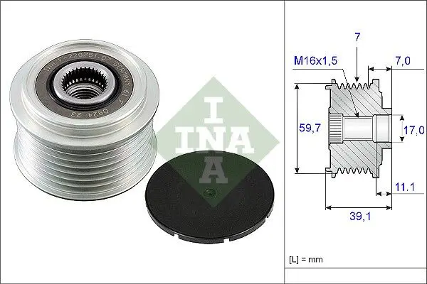 Sistem roata libera, generator Schaeffler INA 535 0053 10