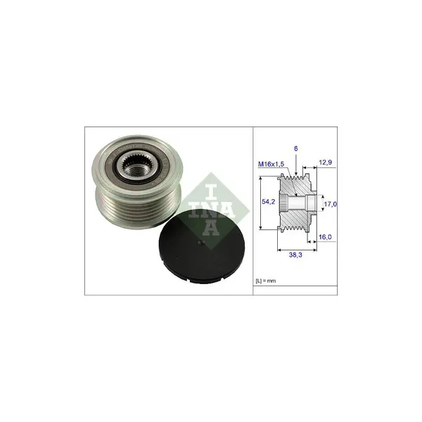 Sistem roata libera, generator Schaeffler INA 535 0062 10
