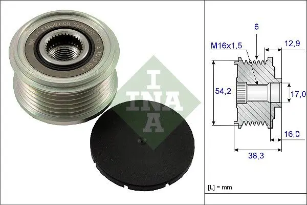 Sistem roata libera, generator Schaeffler INA 535 0062 10
